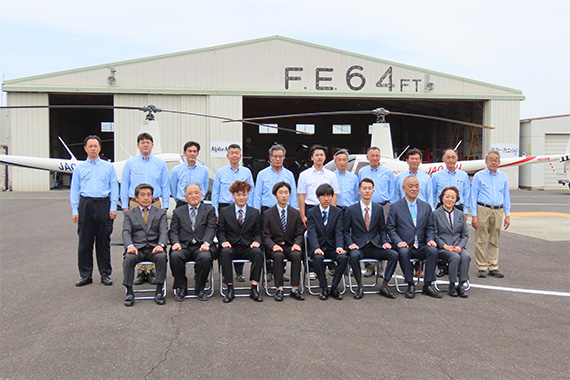 In-person ceremony held for the Helicopter Pilot Course of the Department of Aerospace Engineering
